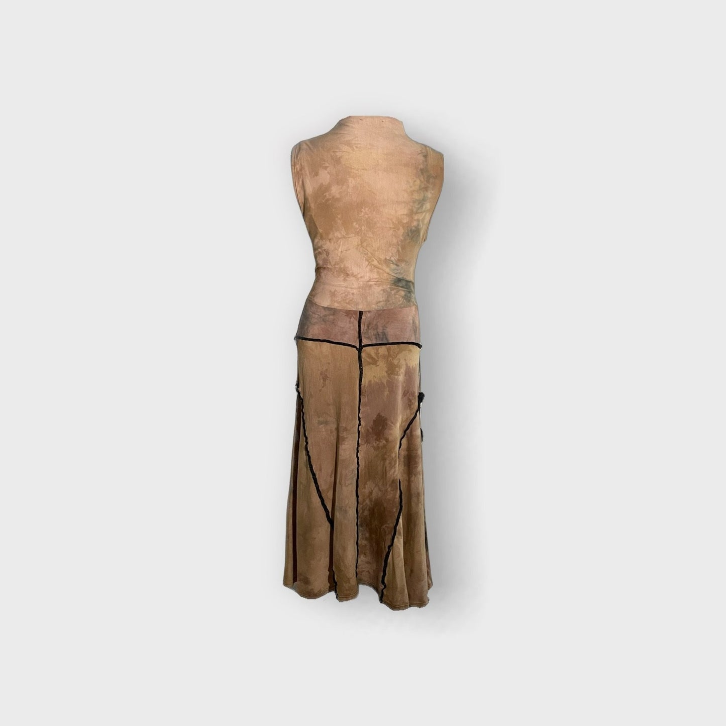 Dimitra dress- black and camel- size medium