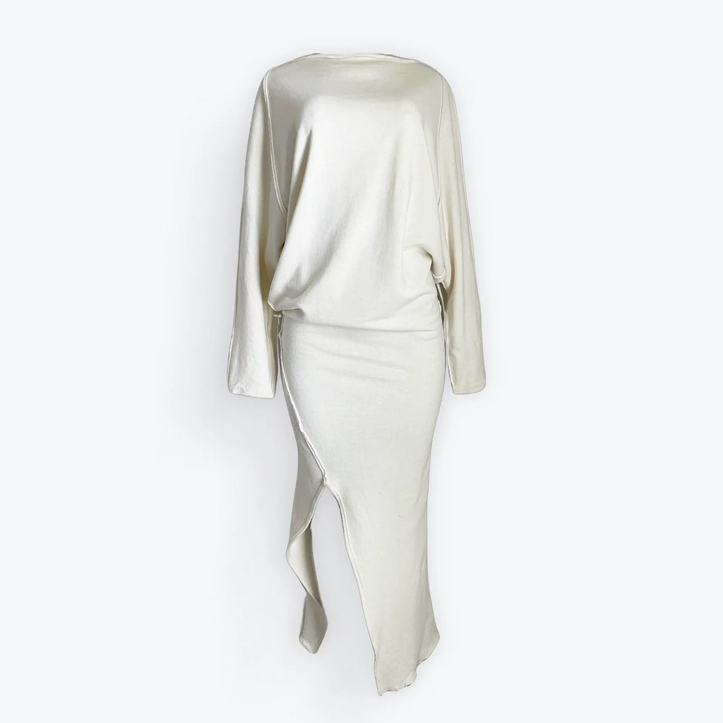 White Dolman Sleeve Dress Ceres Monae