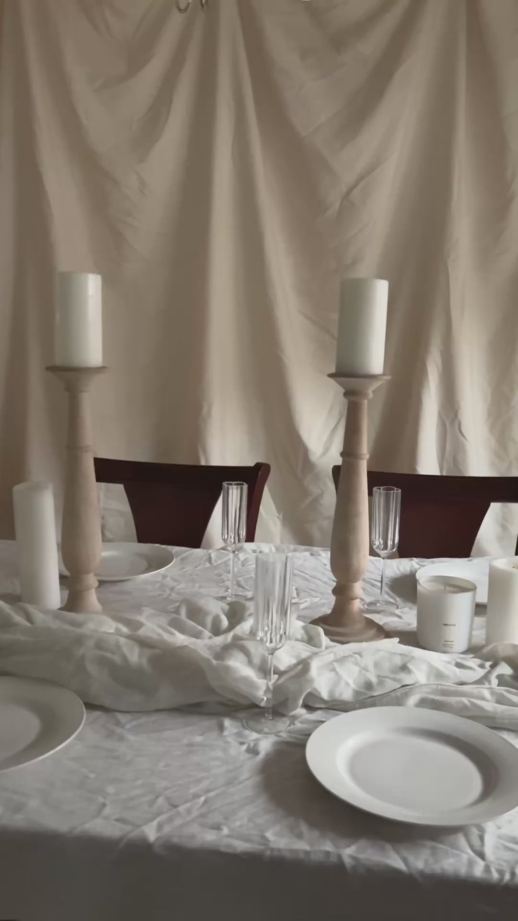 Pillar Candle Holders set