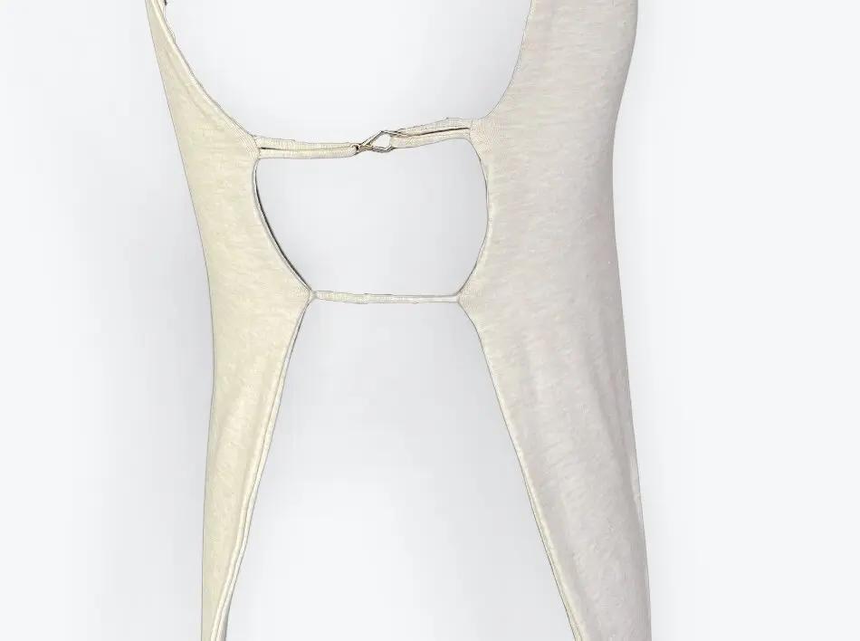 Cut out bamboo jersey